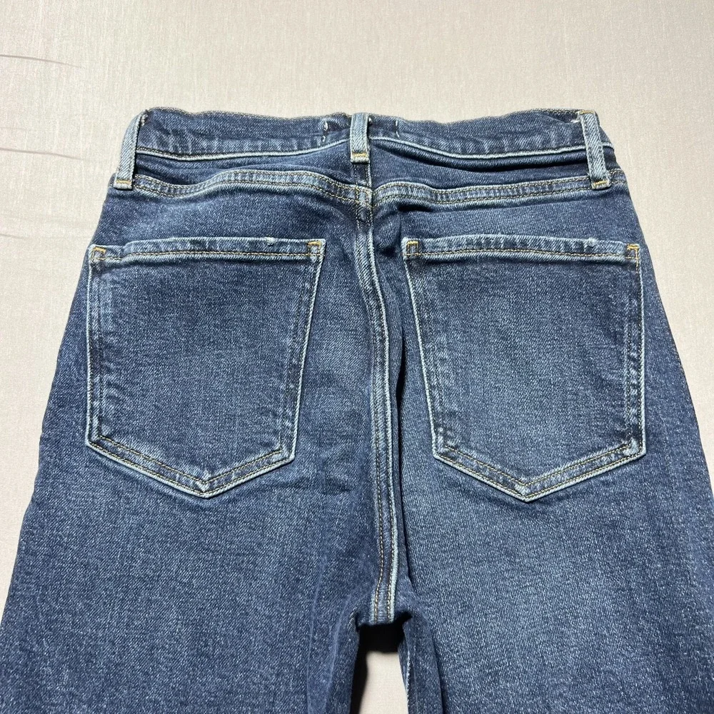 AGOLDE Jeans Womens 25 Nico High Rise Slim Straight Stretch Denim Button Fly - Picture 3 of 16
